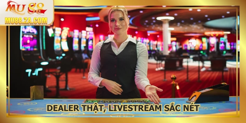 Dealer trực tiếp, hình ảnh HD, chơi Baccarat Live siêu thực